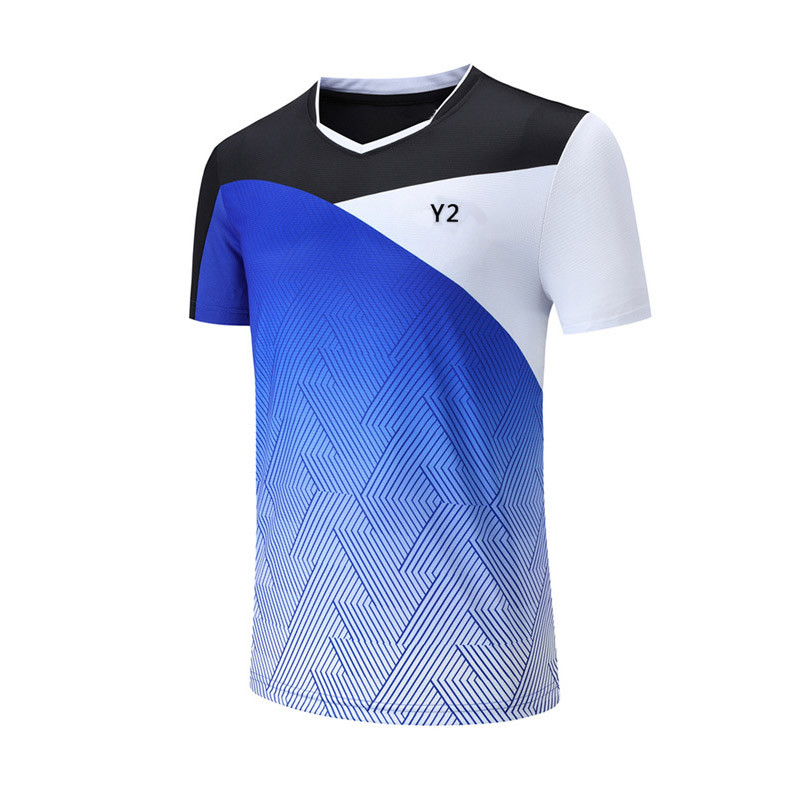 Férfi Női Gyorsszáraz Légáteresztő Rövid ujjú Fitness Edzés Póló Tenisz Tollaslabda Mez Ruházat Pingpong Sportruházat Edzés