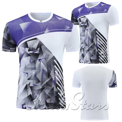 Férfi Asztalitenisz mezek Sport póló , Légáteresztő poliészter tenisz gyermek csapatsport készletek, Női fiú pingpong ruhák