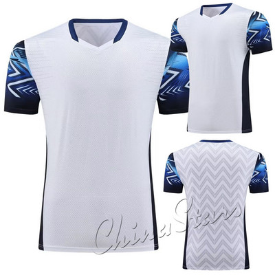 Férfi Asztalitenisz mezek Sport póló , Légáteresztő poliészter tenisz gyermek csapatsport készletek, Női fiú pingpong ruhák