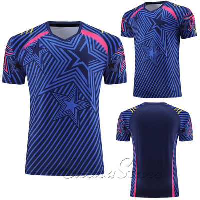 Férfi Asztalitenisz mezek Sport póló , Légáteresztő poliészter tenisz gyermek csapatsport készletek, Női fiú pingpong ruhák