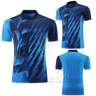 Férfi Asztalitenisz mezek Sport póló , Légáteresztő poliészter tenisz gyermek csapatsport készletek, Női fiú pingpong ruhák