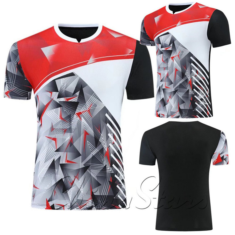 Férfi Asztalitenisz mezek Sport póló , Légáteresztő poliészter tenisz gyermek csapatsport készletek, Női fiú pingpong ruhák