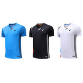 Nyári Gyorsszáraz Légáteresztő Sport V nyakú Asztalitenisz Mez Edzés Tornatermi Ruhák Poliészter Alkalmi edzés Tollaslabda Sportruházat