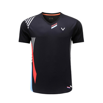 Nyári Gyorsszáraz Légáteresztő Sport V nyakú Asztalitenisz Mez Edzés Tornatermi Ruhák Poliészter Alkalmi edzés Tollaslabda Sportruházat