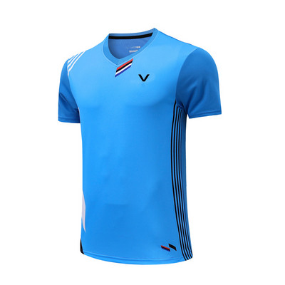 Nyári Gyorsszáraz Légáteresztő Sport V nyakú Asztalitenisz Mez Edzés Tornatermi Ruhák Poliészter Alkalmi edzés Tollaslabda Sportruházat