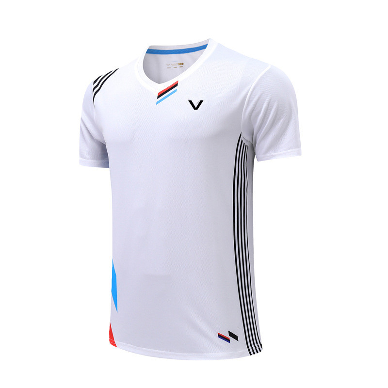 Nyári Gyorsszáraz Légáteresztő Sport V nyakú Asztalitenisz Mez Edzés Tornatermi Ruhák Poliészter Alkalmi edzés Tollaslabda Sportruházat