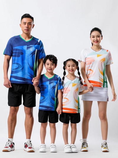 Νέο μπλουζάκι μπάντμιντον Γυναικείο/ανδρικό αθλητικό πουκάμισο Μπλουζάκια τένις Γρήγορης στεγνώματος αναπνοής Αθλητικής άσκησης Μπλουζάκια για τρέξιμο