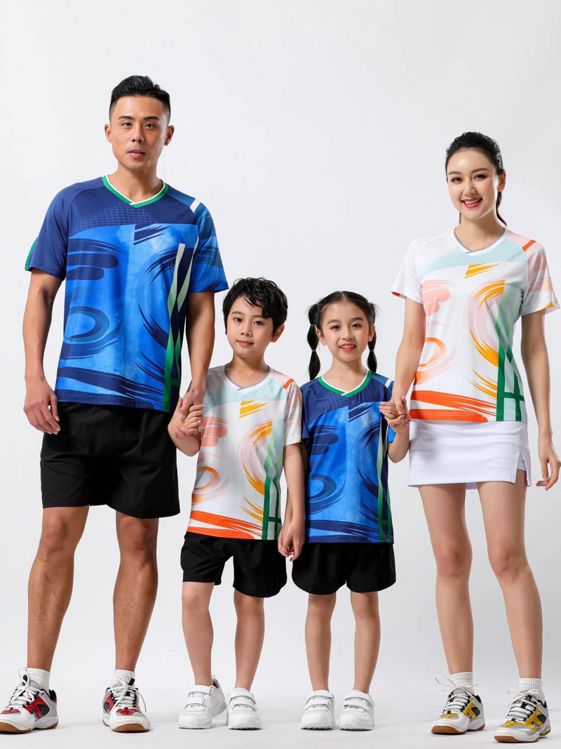 Jauns badmintona krekls Sieviešu/vīriešu sporta krekls Tenisa krekli Ātri nožūst Elpojošs Sporta Vingrinājumu T-krekli Skriešana