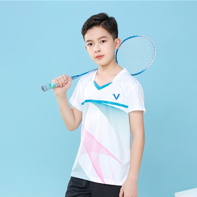 Nova dječja brzosušeća prozračna lagana sportska odjeća kratkih rukava za stolni tenis za tinejdžere Stolnoteniska odijela -40