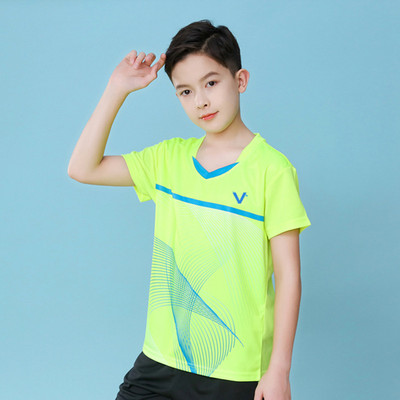 Nova dječja brzosušeća prozračna lagana sportska odjeća kratkih rukava za stolni tenis za tinejdžere Stolnoteniska odijela -40