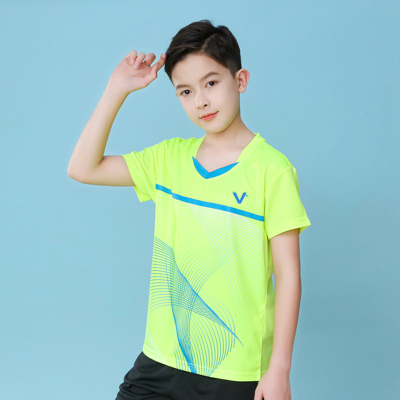 Nova dječja brzosušeća prozračna lagana sportska odjeća kratkih rukava za stolni tenis za tinejdžere Stolnoteniska odijela -40