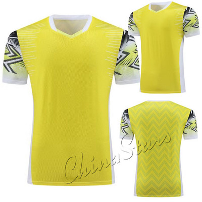 Čempionāts ĶĪNA Vīriešu sieviešu galda tenisa krekliņi, poliestera elpojoši ātri žūstoši komandas sporta krekli, zēnu galda tenisa apģērbi