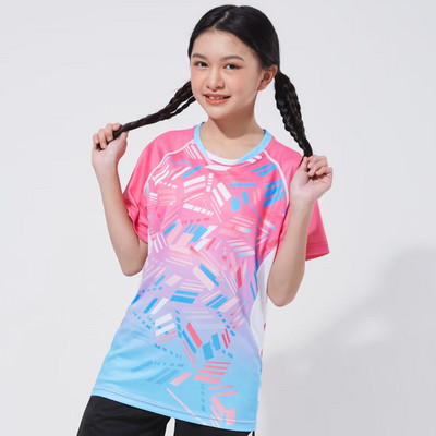 Bērnu krekls Galda tenisa badmintona galda tenisa T-krekli Pielāgots Džērsija Elpojošs Uniforms Ātri Dry Dry DIY Sporta T-krekls