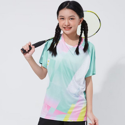 Bērnu krekls Galda tenisa badmintona galda tenisa T-krekli Pielāgots Džērsija Elpojošs Uniforms Ātri Dry Dry DIY Sporta T-krekls