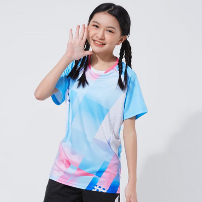 Bērnu krekls Galda tenisa badmintona galda tenisa T-krekli Pielāgots Džērsija Elpojošs Uniforms Ātri Dry Dry DIY Sporta T-krekls