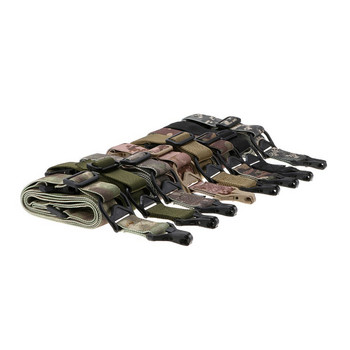 MS3 Gun Sling Tactical Rifles Carry 2 Points Sling ρυθμιζόμενο μήκος πολλαπλών αποστολών Nylon ιμάντα ώμου Airsoft Σχοινί ζώνης όπλου