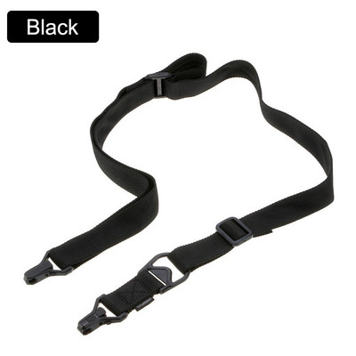 MS3 ieroču siksnas taktiskās šautenes pārnēsāšanai ar 2 punktu siksnu, regulējams garums, vairāku misiju neilona plecu siksna Airsoft ieroča jostas virve