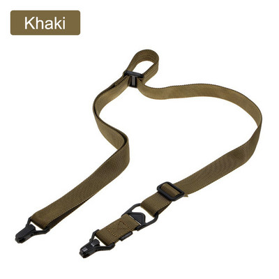 MS3 ieroču siksnas taktiskās šautenes pārnēsāšanai ar 2 punktu siksnu, regulējams garums, vairāku misiju neilona plecu siksna Airsoft ieroča jostas virve