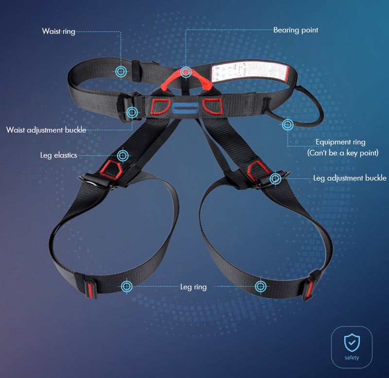 Ronimisrakmed, kaljuronimise rakmed Protect Waist turvarakmed, poolkere rakmed mägironimistulest päästmiseks