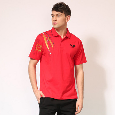 Μπλουζάκια επιτραπέζιας αντισφαίρισης Ανδρικά και γυναικεία Παιδικά κοντομάνικα Ενδύματα πινγκ-πονγκ Προπόνηση Αθλητικά ρούχα