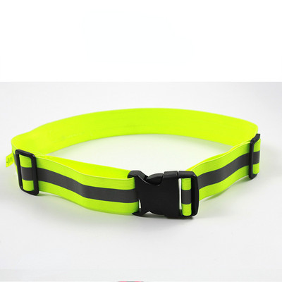 Helkurrihmad jooksmiseks hästi nähtavad öised turvavarustus lastele meestele naistele reguleeritava vöökohaga elastne helkurvöö