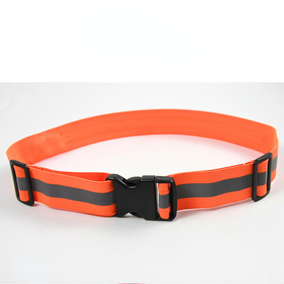 Helkurrihmad jooksmiseks hästi nähtavad öised turvavarustus lastele meestele naistele reguleeritava vöökohaga elastne helkurvöö