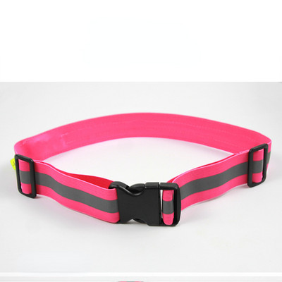 Helkurrihmad jooksmiseks hästi nähtavad öised turvavarustus lastele meestele naistele reguleeritava vöökohaga elastne helkurvöö