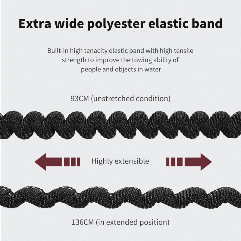 Biztonsági kötél védelem Kihúzható mentőcsónak biztonsági vízi mentő menekülő vontatási kötél kapcsos kampóval kulcstartó tartó karabiner