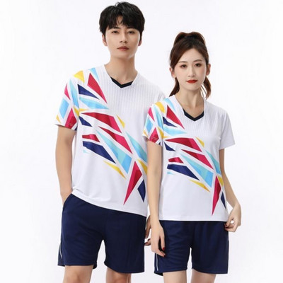 Férfi/nők/gyerek tollaslabda asztalitenisz póló Ruhák edzés gyakorlat Légáteresztő gyorsan száradó szövet