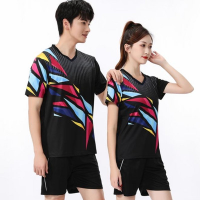 Férfi/nők/gyerek tollaslabda asztalitenisz póló Ruhák edzés gyakorlat Légáteresztő gyorsan száradó szövet