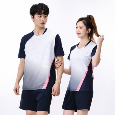 Férfi/nők/gyerek tollaslabda asztalitenisz póló Ruhák edzés gyakorlat Légáteresztő gyorsan száradó szövet
