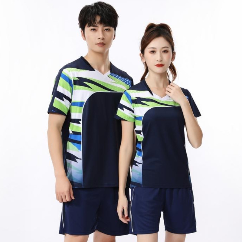 Férfi/nők/gyerek tollaslabda asztalitenisz póló Ruhák edzés gyakorlat Légáteresztő gyorsan száradó szövet