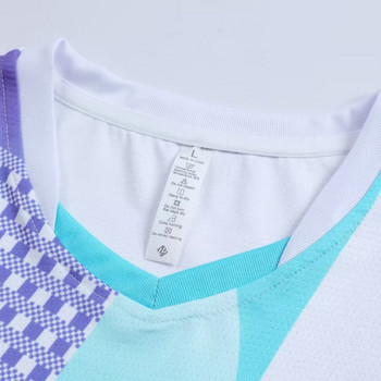 Μπλουζάκι τένις μπάντμιντον 2023 Νέο μπλουζάκι πινγκ πονγκ για άνδρες γυναίκες Παιδική προπόνηση σε εξωτερικό χώρο με κοντό μανίκι 3D εκτύπωσης