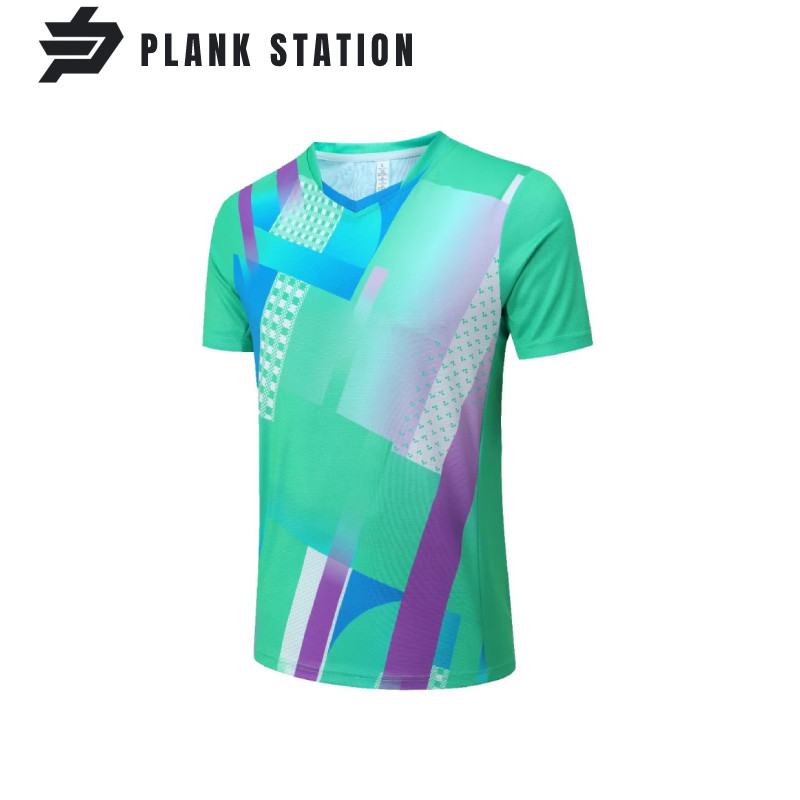 Badmintona tenisa krekls 2023. gada jauns galda tenisa krekls vīriešiem, sievietēm, bērniem, āra treniņiem ar īsām piedurknēm, 3D apdrukas krekls