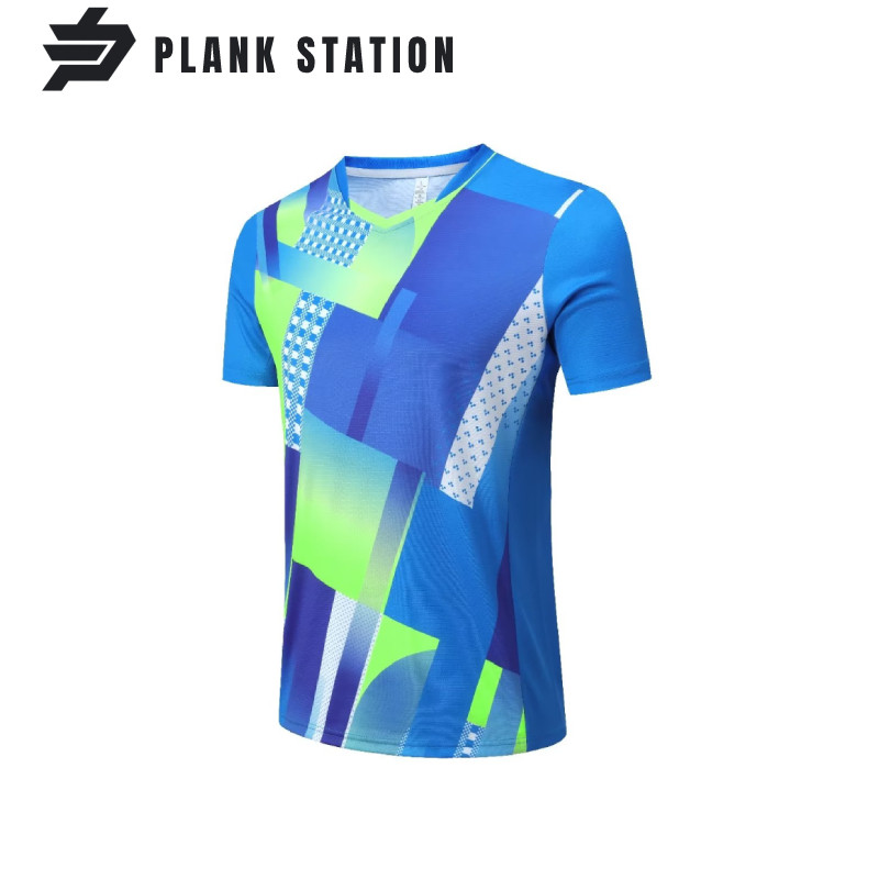 Badmintona tenisa krekls 2023. gada jauns galda tenisa krekls vīriešiem, sievietēm, bērniem, āra treniņiem ar īsām piedurknēm, 3D apdrukas krekls