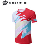 Tollaslabda Tenisz Póló Férfi Női Gyermek Asztalitenisz Ping Pong Rövid ujjú Nyomtatott Légáteresztő Poliészter Jersey Sport Pó