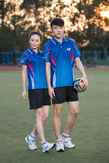 Μπλούζες πινγκ πονγκ New Style Βραχυμάνικα ρούχα για άνδρες και γυναίκες Αθλητικές στολές προπόνησης που στεγνώνουν γρήγορα