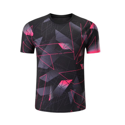 Profesionalūs unisex stalo teniso megztiniai varžybų treniruočių marškinėliai, kvėpuojantys greitai džiūstantys lauko sportiniai drabužiai