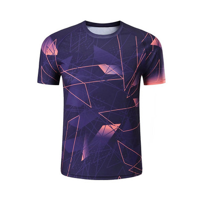 Profesionalūs unisex stalo teniso megztiniai varžybų treniruočių marškinėliai, kvėpuojantys greitai džiūstantys lauko sportiniai drabužiai