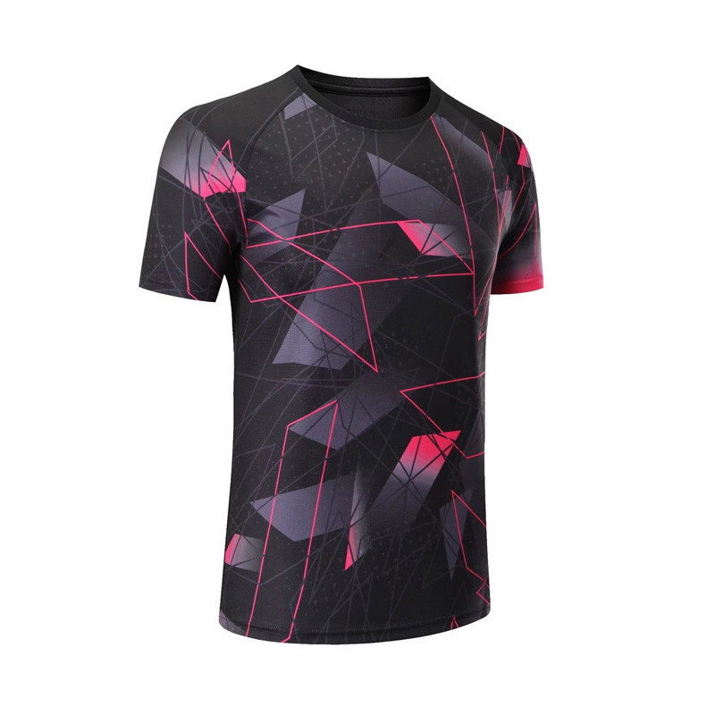 Profesionalūs unisex stalo teniso megztiniai varžybų treniruočių marškinėliai, kvėpuojantys greitai džiūstantys lauko sportiniai drabužiai