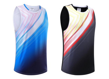 2023 Αθλητικά ρούχα προπόνησης για άντρες Μπλουζάκια μπάντμιντον Μπλουζάκι πινγκ πονγκ Μπάντμιντον για τζόκινγκ αθλητικό μπλουζάκι