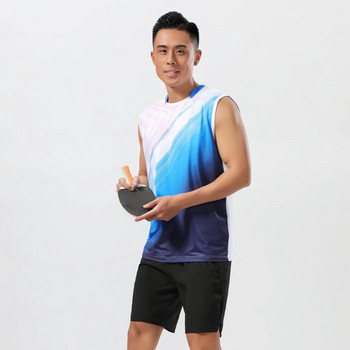 2023 Спортно тренировъчно облекло за мъже Тенис фланелки Тениска за бадминтон Тенис на маса Бадминтон Спортна тениска