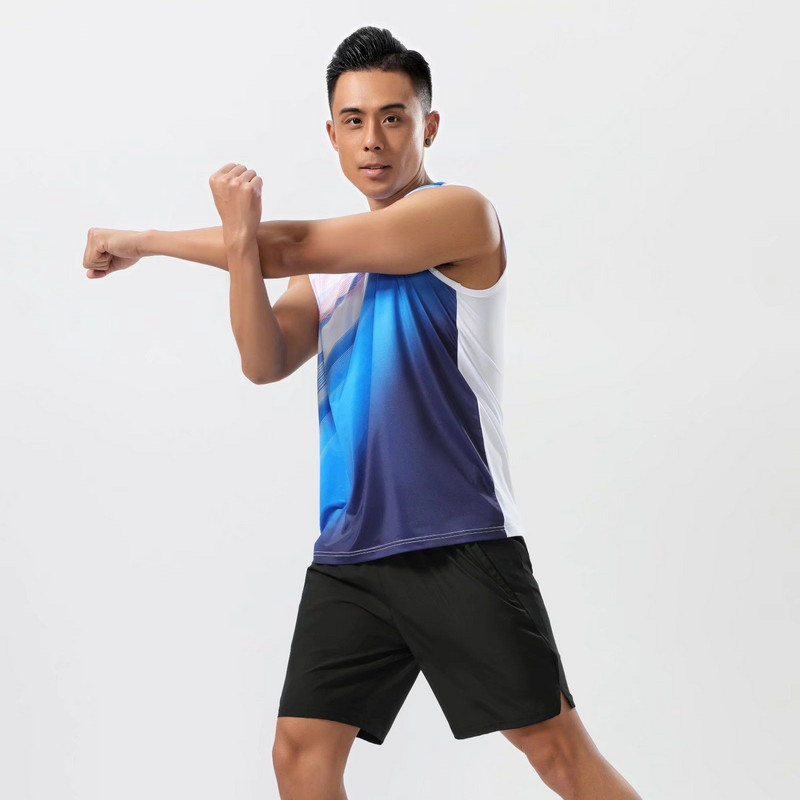 2023-as sportedző ruhák férfiaknak Tenisz mezek Tollaslabda ing Asztalitenisz Tollaslabda Kocogó Sport póló