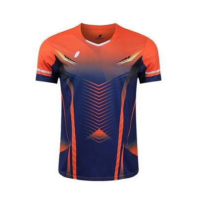 Karštai parduodami sportiniai teniso marškinėliai Vyriški moteriški badmintono marškinėliai Trumpi mergaičių stalo teniso megztiniai stalo teniso rinkiniai treniruoklių salės bėgimo varžybos