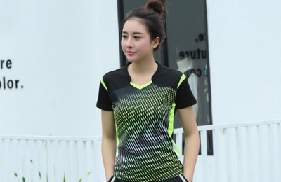 Izpārdošana Unisex jauni badmintona sporta T-krekli, tenisa krekls, poliestera ātri žūstošs džemperis, galda krekls, apģērbs M-4xl