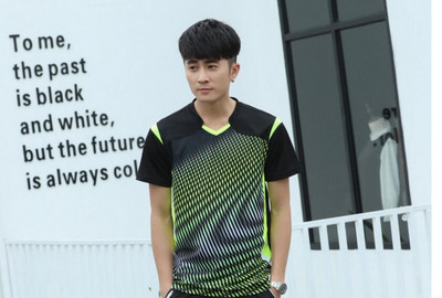 Izpārdošana Unisex jauni badmintona sporta T-krekli, tenisa krekls, poliestera ātri žūstošs džemperis, galda krekls, apģērbs M-4xl