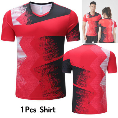 Vyriški, moteriški teniso megztiniai, sportiniai marškinėliai , vaikiški poliesterio kvėpuojantys badmintono sporto rinkiniai, studentų stalo teniso apranga