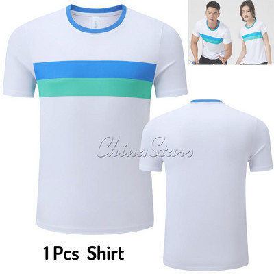 Vyriški, moteriški teniso megztiniai, sportiniai marškinėliai , vaikiški poliesterio kvėpuojantys badmintono sporto rinkiniai, studentų stalo teniso apranga