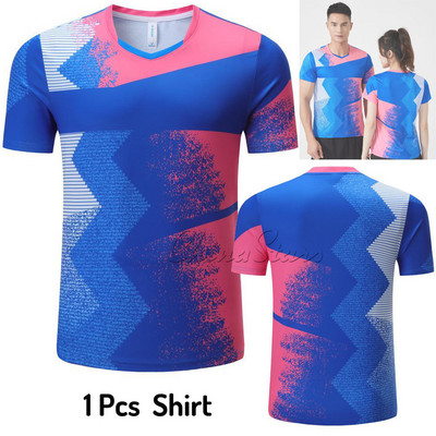 Vyriški, moteriški teniso megztiniai, sportiniai marškinėliai , vaikiški poliesterio kvėpuojantys badmintono sporto rinkiniai, studentų stalo teniso apranga