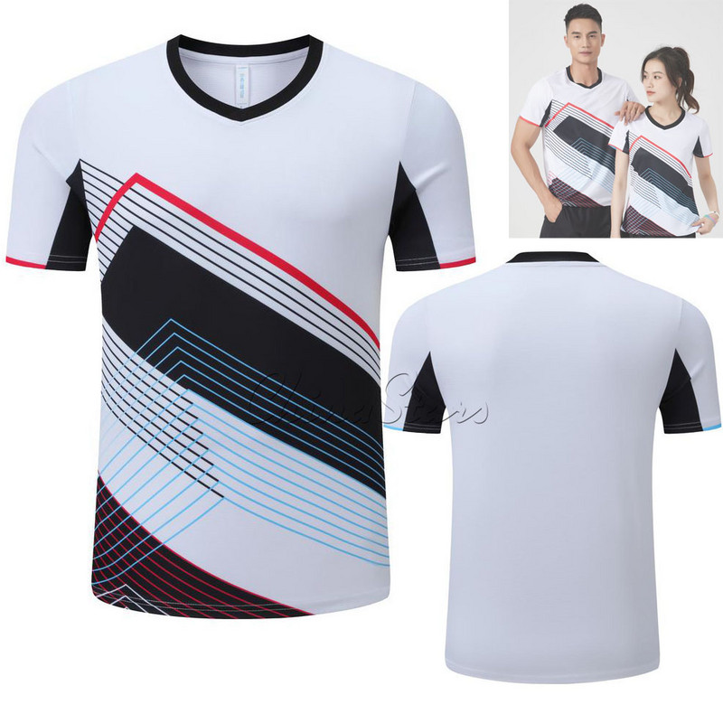 Vyriški, moteriški teniso megztiniai, sportiniai marškinėliai , vaikiški poliesterio kvėpuojantys badmintono sporto rinkiniai, studentų stalo teniso apranga